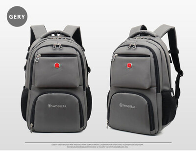 

New Swiss Military Army Multifunction Laptop Bag 12-16inch" Laptop Backpack External USB Charge schoolbag bag Travel bag