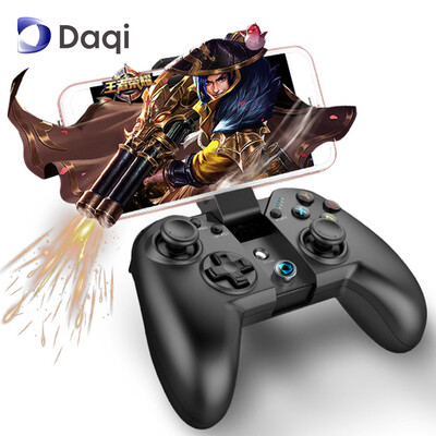 

Daqi Warrior X100 Gamepad Wireless Bluetooth Dual Mode Adapter for AndroidAppleComputer with Shock Bracket Backlight Keys Glory to CF Mobile Soulball Street Basket