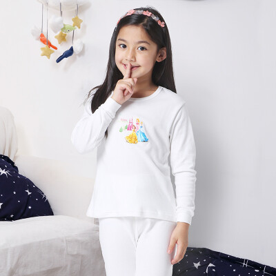 

Disney Disney Sleeping Cotton Round Women&39s Children&39s Long Sleeve Underwear Set Home Service 28412D1 White 120