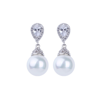 

Lelady Crystal earring Set auger Pearl Fashion earrings Korean style