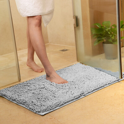 

Jiuzhou deer floor mat textile non-slip absorbent mats washable bathroom doormat kitchen bathroom dust bed bedroom blanket Snow Green 40 60cm