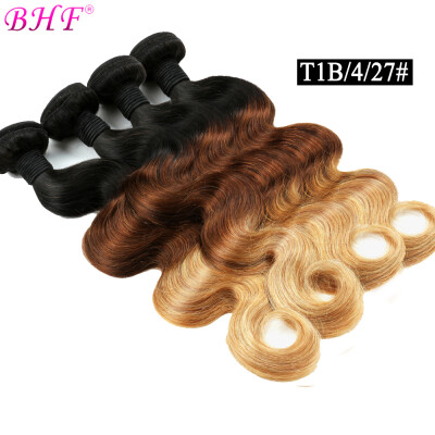 

4 Bundles Brazilian Body Wave Brazilian Virgin Hair Straight Sew In Human Hair Weave Ombre Hair Tangle Free