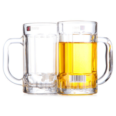 

Jingdong supermarket] Li respect beer glass glass cup (565ml) large capacity pineapple bar beer cup (2 loaded