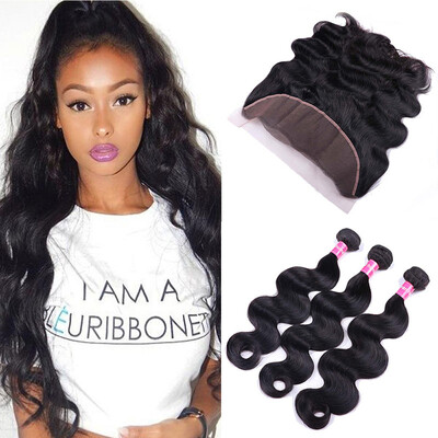 

Lace Frontal Closure Indian Virgin Hair Body Wave 100 Human Hair Body Wave Frontal Indian Body Wave Frontal Free Shipping