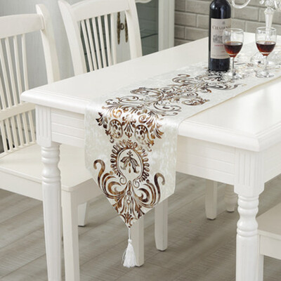 

Jin Hao modern simple fashion table runner European style Luxury Sino US Nordic table cloth coffee table bed flag bed towel