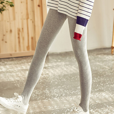 

City plus CITYPLUS 2017 autumn and winter new women's clothing art plus plus thickening leggings CWKX178551 light gray - Siamese code