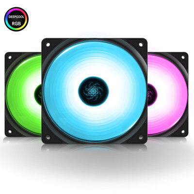 

Kyushu Aeolus DEEPCOOL magic ring 120RGB Triple PC chassis fan (three 12CMRGB fan / wire / with the four major brands of motherboard synchronization light effect