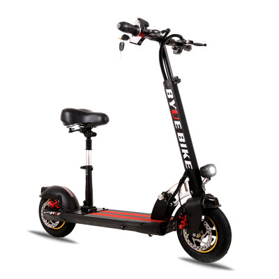 

BYUEBIKE10 inch mini folding electric scooter, portable walking, men and women driving lithium battery, electric vehicle