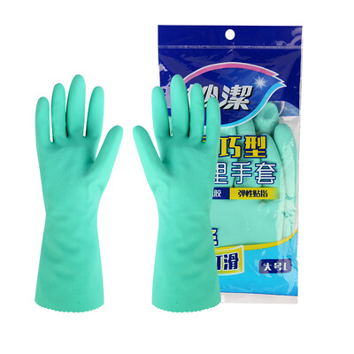 

Miao Jie cashmere clean gloves smart type large hand does not slip