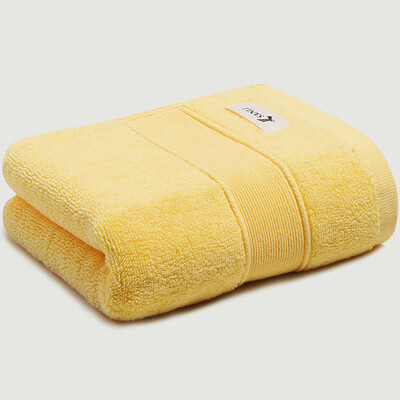 

Sanli combed cotton satin file star hotel thickened a large towel 35 × 76cm cotton soft absorbent wash face towel 165 grams of khaki