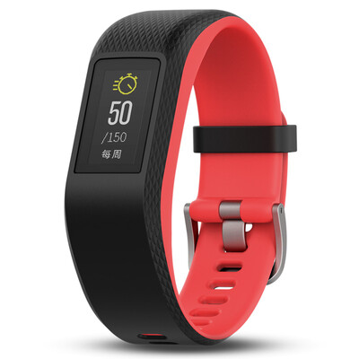 

Дерек (GARMIN) vivosport интеллектуальное движение GPS браслет оптического сердечного ритма монитор вызов времени напоминания мониторинга сна движения Bluetooth часы S / M No. коралл