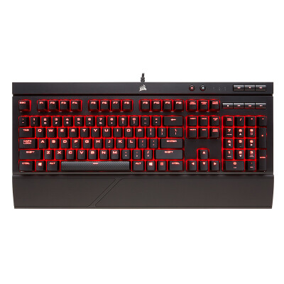 

USCORSAIR K68 mechanical keyboard Black Cherry red axis red splashed splashed dust