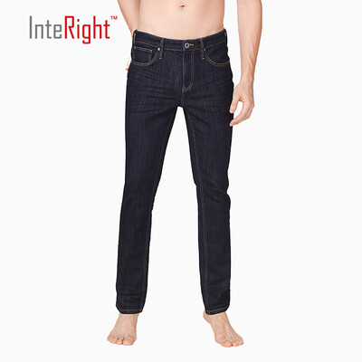

Interview jeans male classic Slim narrow jeans dark blue 34 175 84A
