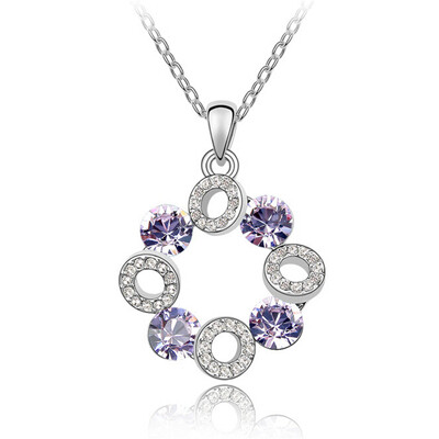 

Австрия Кристалл Rhinestone Шарм подвеска ожерелье для женщин Высокое качество известных ювелирных изделий. .3124