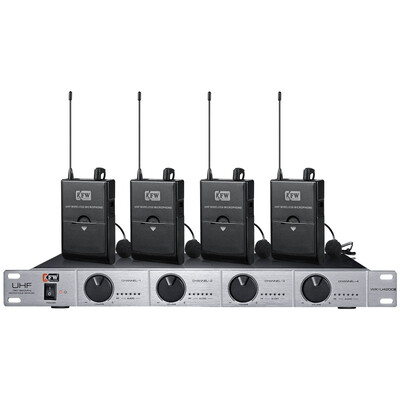 

KFW WK-U4200B U section wireless microphone microphone dragged around the waist tie collar microphone conference training host