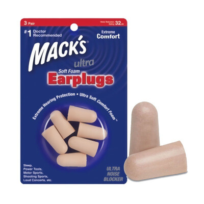 

MACK&39S shooting earplugs American imports bullet-type shooting protection sound insulation earplugs orange 3 installed