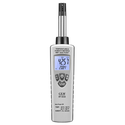

Huashengchang CEM temperature hygrometer tester DT-321S
