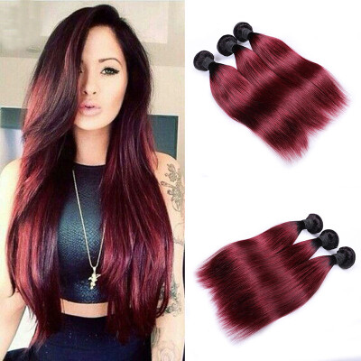 

Ombre Straight Hair Brazilian T1B99J 3 Bundles Cheap Human Hair Bundles Ombre Hair