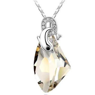 

Австрийский кристалл ожерелье Dolphin Pendant женщин высокого качества красный Rhinestone моды годовщины подарок подарок 979