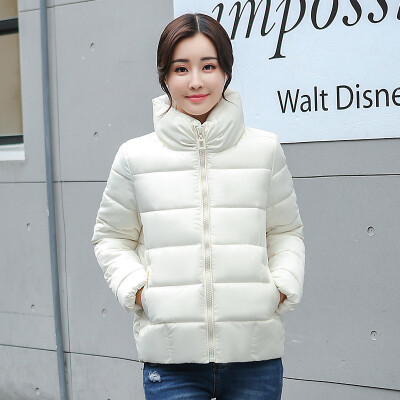 

2017 winter new Korean casual wear thick cotton jacket jacket collar down jacket cotton jacket short jacket