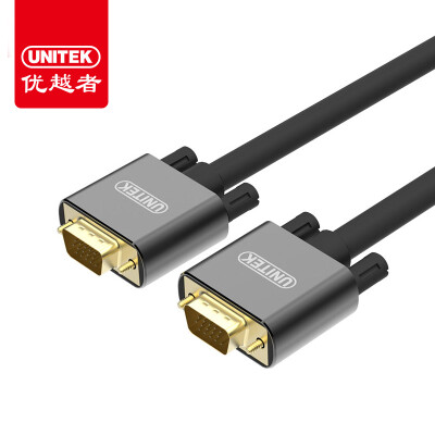 

UNITEK) vga line 2 m vga3 + 6 engineering line projector line computer cable display cable laptop TV HD video cable Y-C513FGY