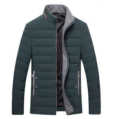 

Men 's thick down jacket collar collar in the young winter warm jacket as gift for men