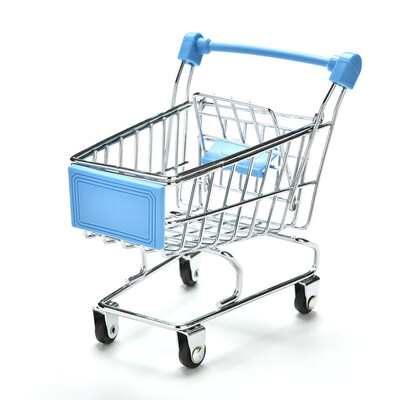 

New Arrival Funny Mini Bird Parrot Mouse Cat Toy Supermarket Shopping Cart Intelligence Growth