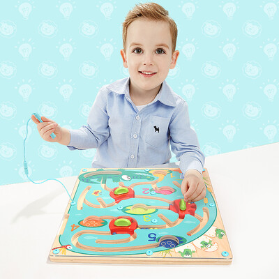 

Topbright crocodile magnetic maze children's toys baby educational toys boy girls