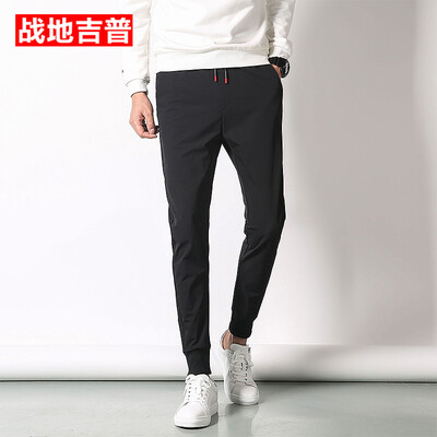 

Battlefield Jeep Slim Pants Men's Casual Pants Comfortable Sports Pants Legs Pants Pants Male 17095ZTX708 Black