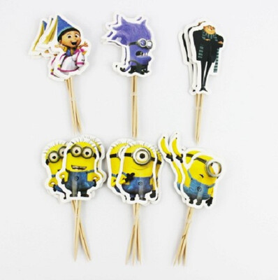 

24pcslot Frozen Esla Anna Snow Freezing Toppers Picks Cupcake Toppers Picks Kid Birthday Party Decorations Evnent Party