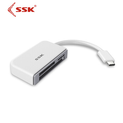 

SSK Biao Wang SCRM610 type-c multi-card reader high-speed USB30 SD TF CF