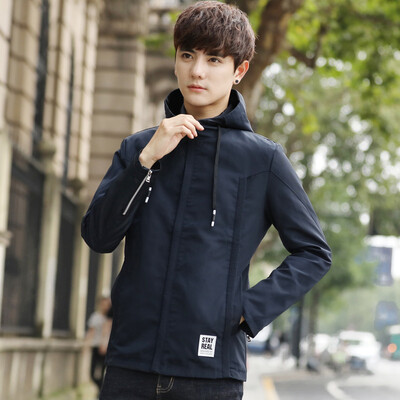 

2017 Fall new men's jacket hooded jacket male casual students on the clothes autumn and winter men's clothing as gift for men