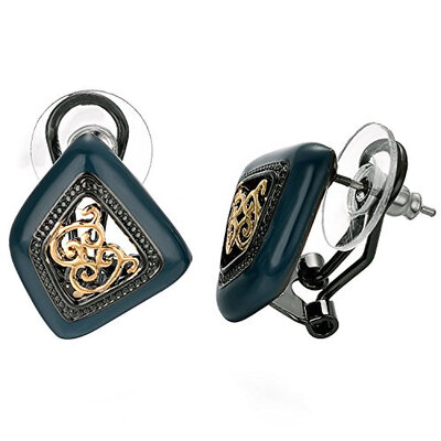 

Серьги с эмалью из эмалевого дерева 18K с розовым золотом Позолоченные шикарные потрясающие свадебные серьги для женщин