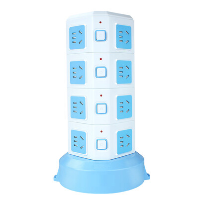 

Breeze (kyfen) QF-L014 four-story 12-bit five-hole multi-switch anti-overload socket new national standard length of 1.8 meters