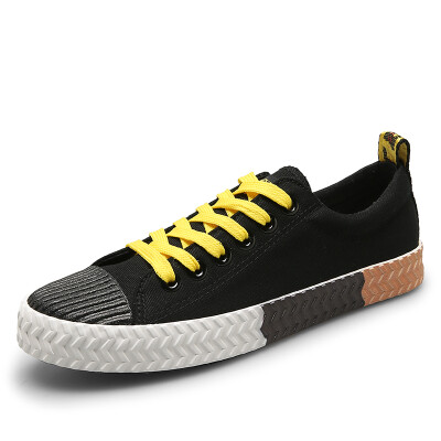 

Leisure canvas shoes, flat shoes, Color Blocking, Men's shoes