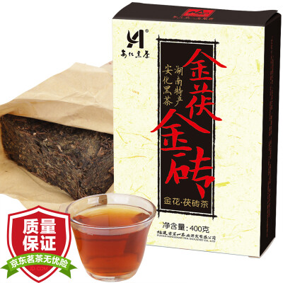 

Ming Shan ecological tea Anhua black tea Huacha brick 400g gift box