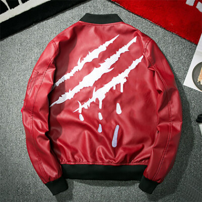 

2017 новы зімовы мужчынскі драпанне вышыўка Tide аматараў брэнда бейсбол раўнамернае студэнт тэндэнцыя скура бамбавік куртка