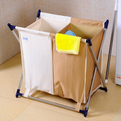 

[Jingdong supermarket] Bao You Ni dirty clothes basket bathroom supplies storage basket can be folded large DQ-ZYL01