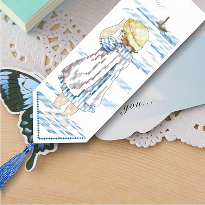 

embroider DIY DMC Cross stitchSets For Embroidery kits bookmark factory direct sale