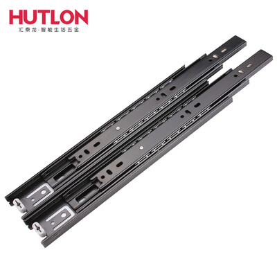 

Hutlon drawer rail three-track thickened ball mute track DS-383-10