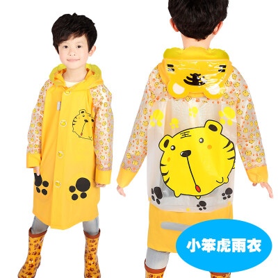 

Blue ant children raincoat kindergarten baby children students raincoat boy girl waterproof poncho with schoolbag position