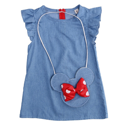 

dress minnie mouse plisset denim casual clothes holiday clothes bag