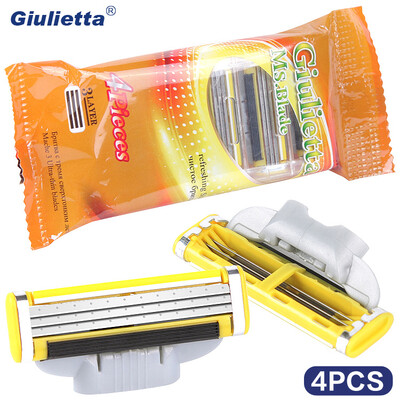 

Giulietta Brand Razor Blade For Men 4 Pieces Stainless Steel Blade Affordable Material D3-3