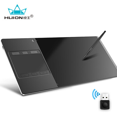 

Ван окрашены (HUION) GC710 беспроводной электронный планшет окрашена пластина чертежной доски запись входных планшетный компьютер чертежной доски