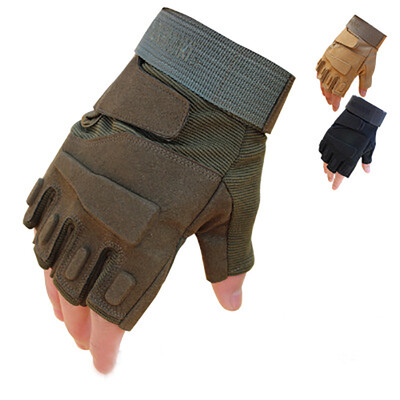

Men's Black Eagle Outdoor Half-finger Gloves Tactical Gloves Mountaineering Sportsman Might Fitness Gloves Male