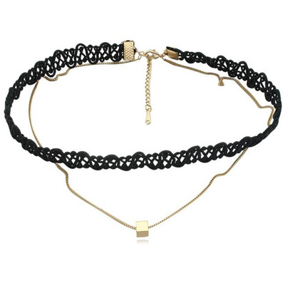 

Чокерс ожерелья для женщин Black Chain Vintage Fashion Simple Jewelry Collar Friendship Party Gift. * 25734