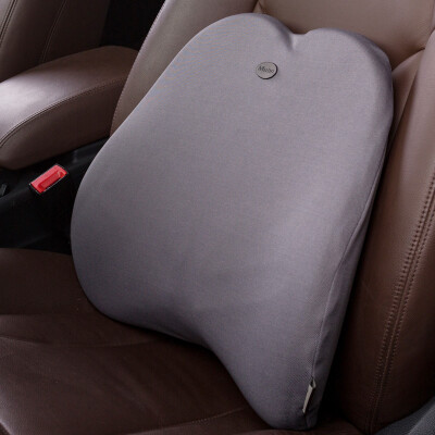 

MUBO car waist memory foam pillow car office waist pillow gray