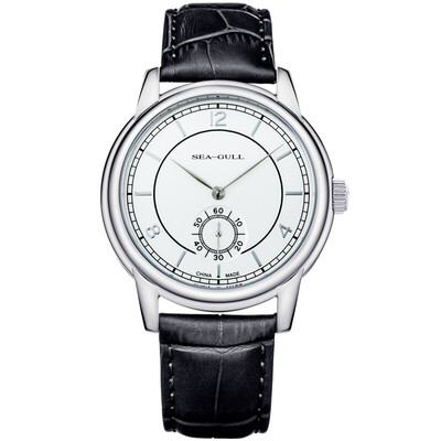 

Seagull SeaGull watch business casual series manual mechanical male watch black belt black belt D819449