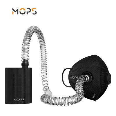 

MOPS Xin wind portable air purifier intelligent anti-fog haze mask PM2.5 sports masks male obsidian black