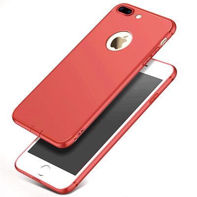 

KEKLLE 7Plus Apple, телефон оболочки мобильный телефон наборы силиконовый защитный рукав iPhone7Plus матовое сопротивления капли тонкой мягкой оболочки мужских и женских моделей 5.5 дюймов Китайский красный